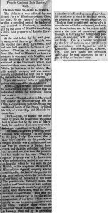 Maumee City Express article about Matilda and James G. Birney
