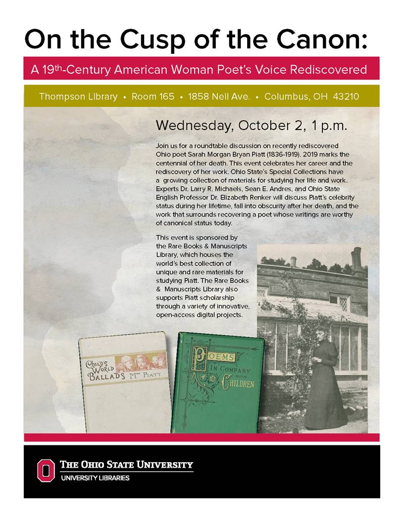 On the Cusp of Canon: A 19th-Century American Woman Poet's Voice Rediscoverd