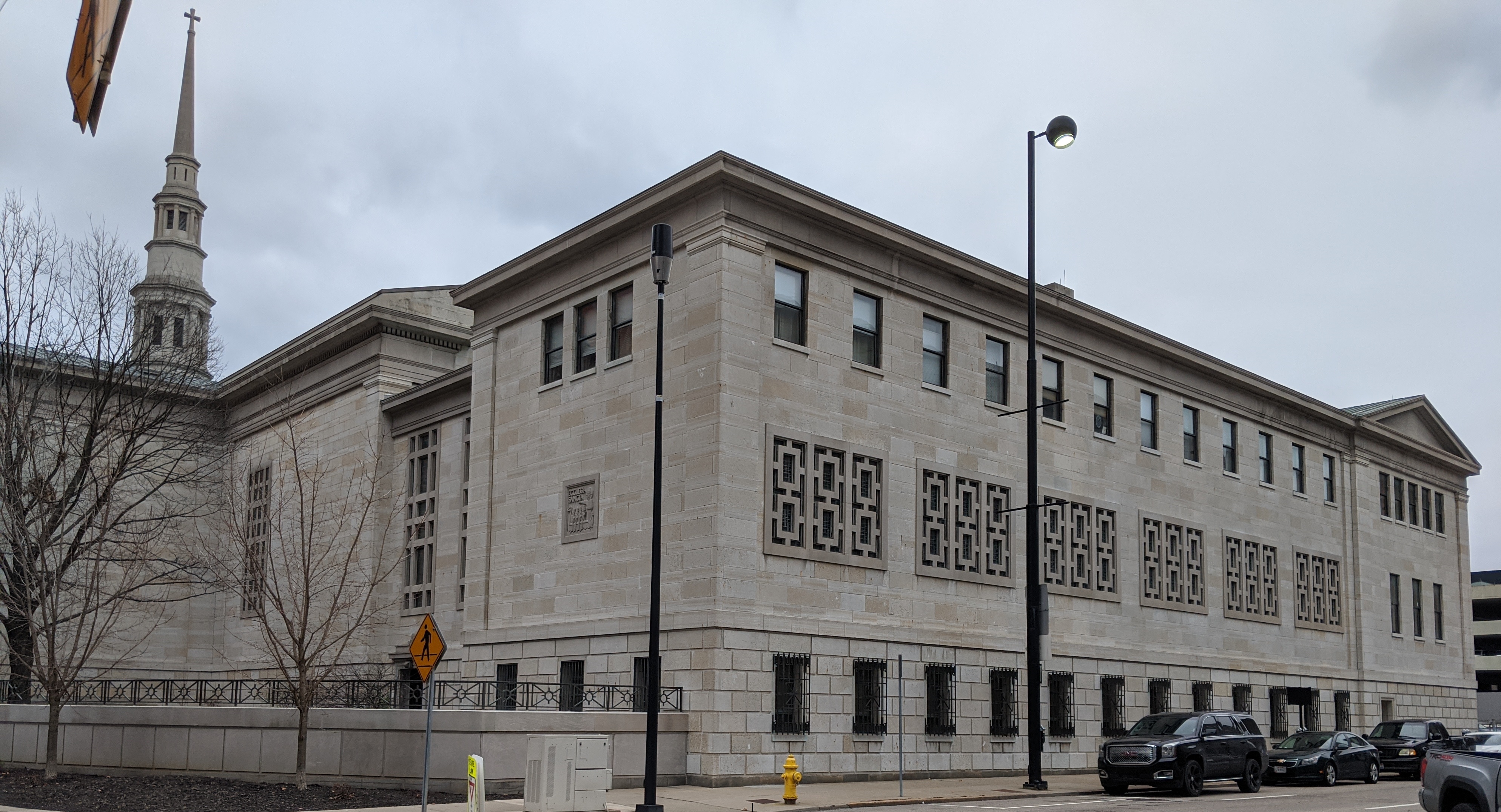 St. Peter in Chains Cathedral how it currently looks, built over the Ladies' Bazaar building.